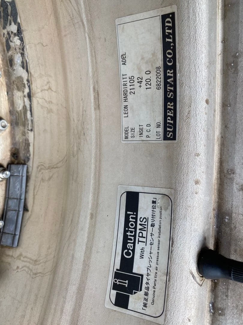 JDM Superstar Leonhard Adel PCD 12 Lexus LS 460 5 holes No Tires - Image 10