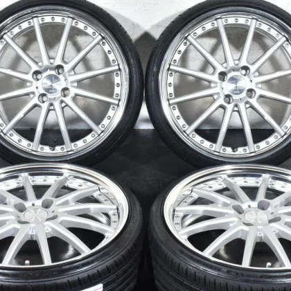 JDM WORK Resultado 17-inch PCD100 6.5J +40 WANLI SPORT MACRO SA301 wit No Tires