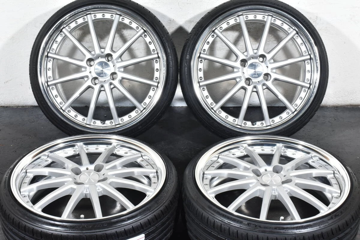 JDM WORK Resultado 17-inch PCD100 6.5J +40 WANLI SPORT MACRO SA301 wit No Tires