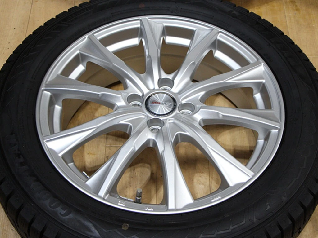JDM B755 WEDS JOKER 17X6J+40 PCD100 Domestic tires Goodyear ICE NAVI 8 No Tires - Image 5