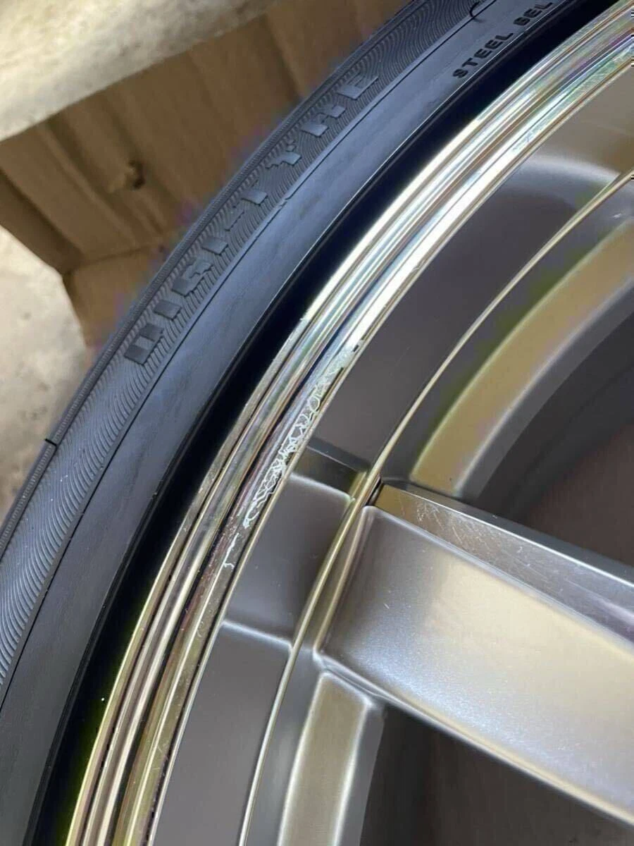 JDM Weds LEONIS 19 Hyper Silver Mirror Cut Aluminum Wheels 4Book 5-114 No Tires - Image 9