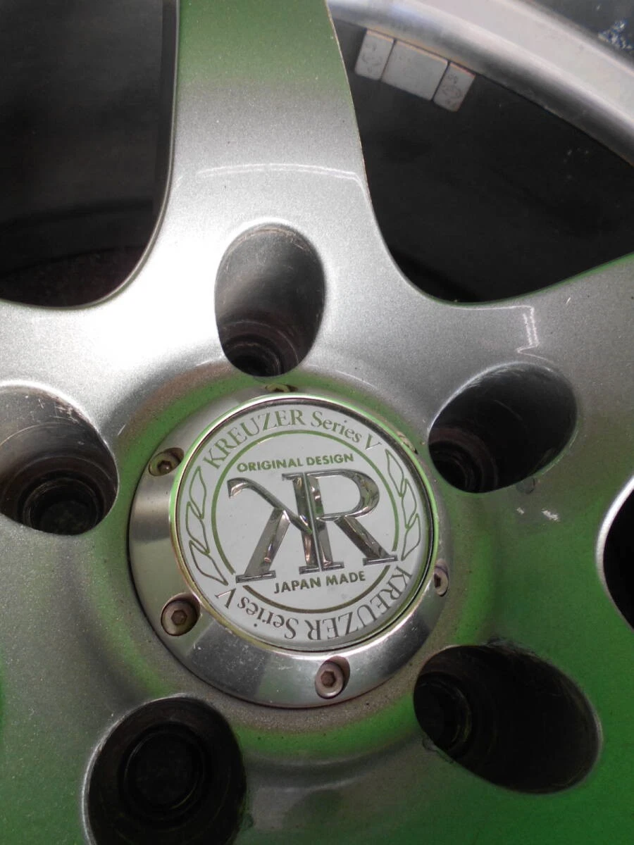 JDM Discontinued Yokohama KREUZER SERIES V Black Aluminum Wheels 2-Boo No Tires - Image 4