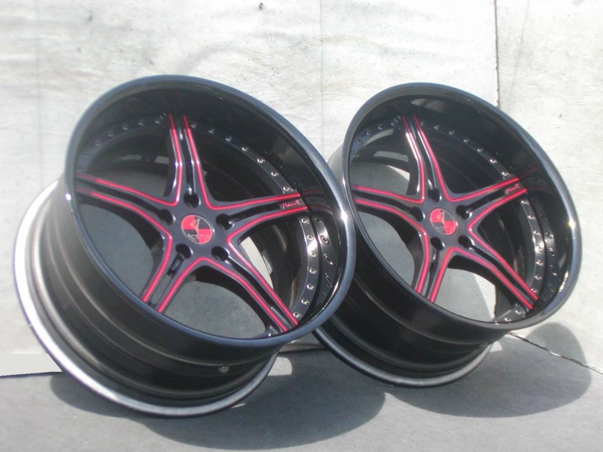 JDM Out of print 3-piece forging. Over ¥800000. Abflug Prism III 9J 10 No Tires - Image 2