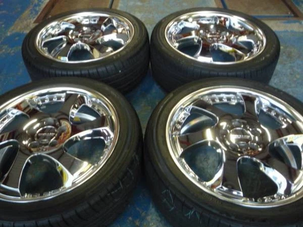 JDM AME Sharen Winmuhle Black-plated tires for Alphard Estima E51 Elgr No Tires