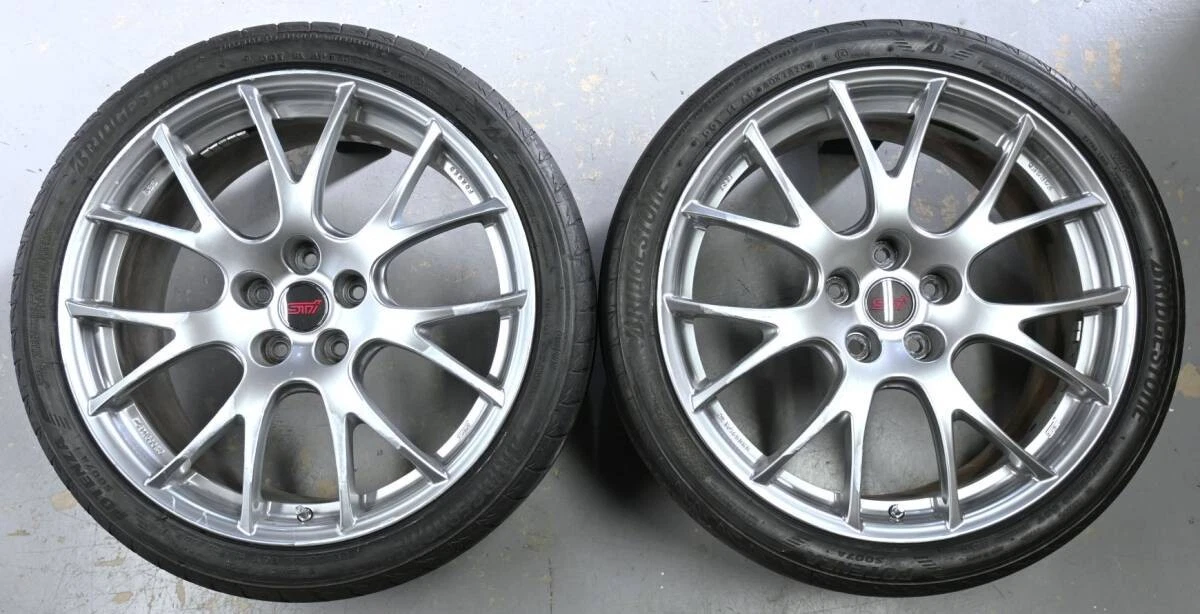 JDM Genuine Subaru BBS 19-inch 8.5J +53 offset wheels PCD 114.3 5H RG5 No Tires