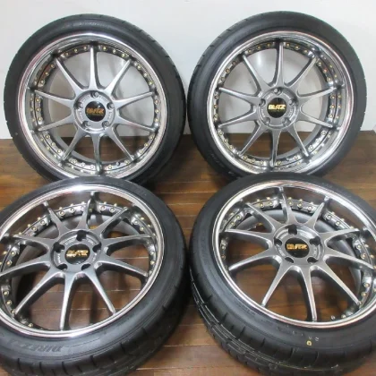JDM ・ blitzBLITZ TechnoSpeed ​​Z1 18in8J+45 9J+45 5-lug PCD114.3 DL DZ No Tires