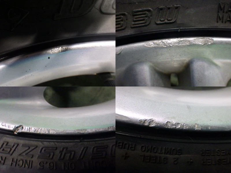 JDM Genuine Smart Roadster 166.5J 7J PCD112 3-lug aluminum wheels and No Tires - Image 5