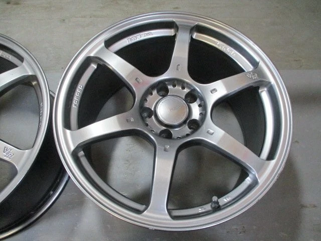 JDM BH381 Used RAYS Forged Aluminum Wheels 4-piece set 18x8.5J/9.5J +3 No Tires - Image 5