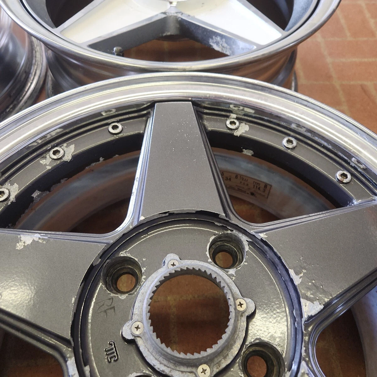 JDM Old car: SSR 15-inch 6.5J +25/+34 4H-114.3 Used Individual Wheels< No Tires - Image 6