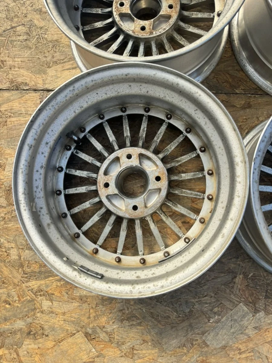 JDM Rare RAYS EMU Finned Wheels Plated 156.5J+19 PCD114.3 4-Hole 4H Ou No Tires - Image 6