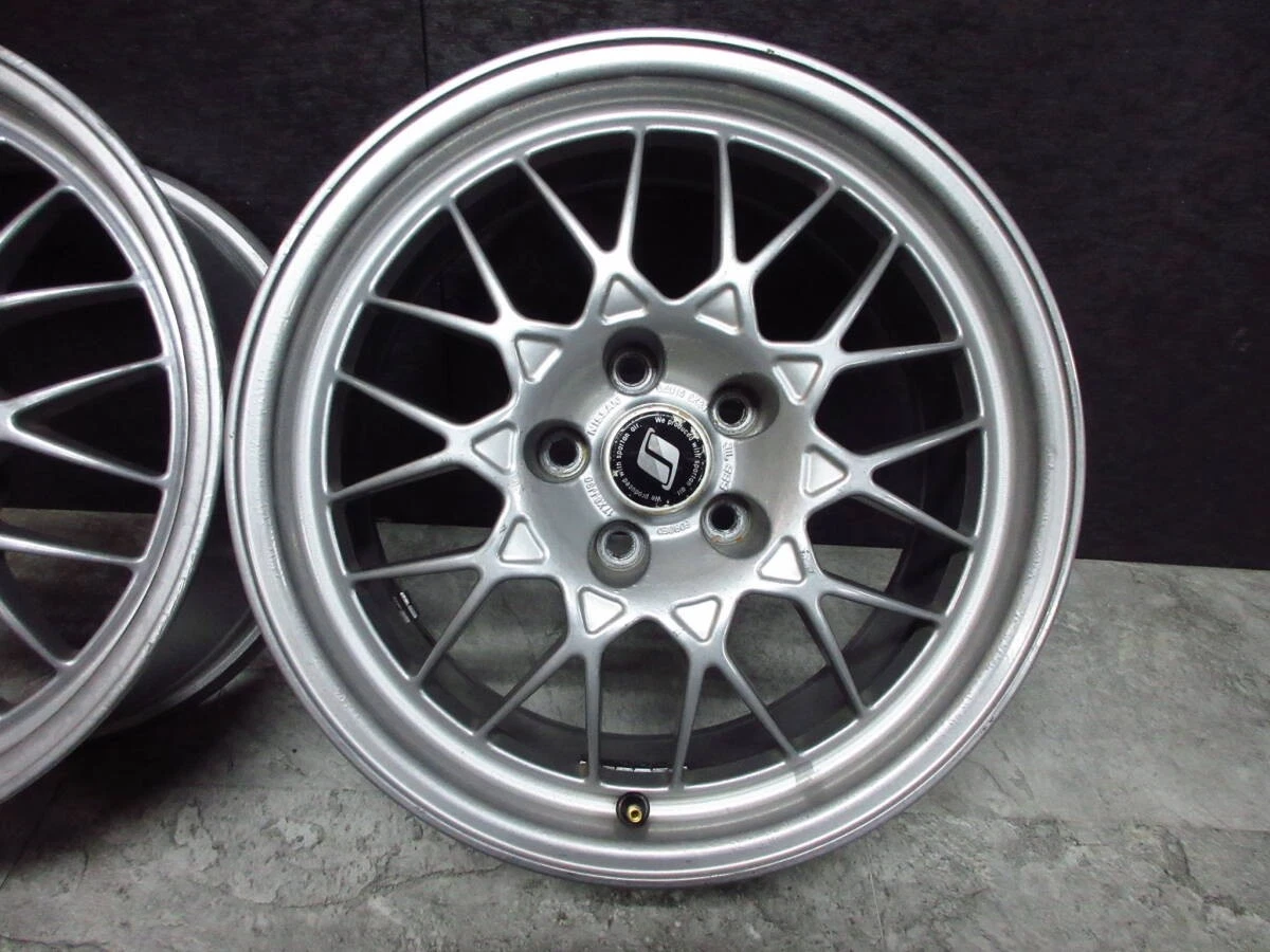 JDM Nissan Skyline GT-R BNR32 V-Spec II genuine BBS wheels 17 NISMO V- No Tires - Image 3