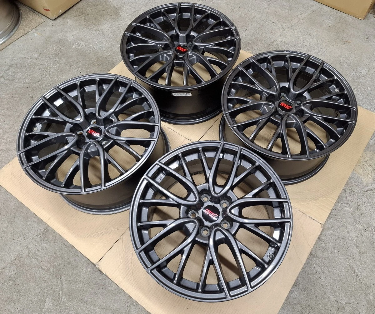 JDM Subaru WRX STI genuine 188.5J wheels 4-wheel set compatible with L No Tires - Image 6