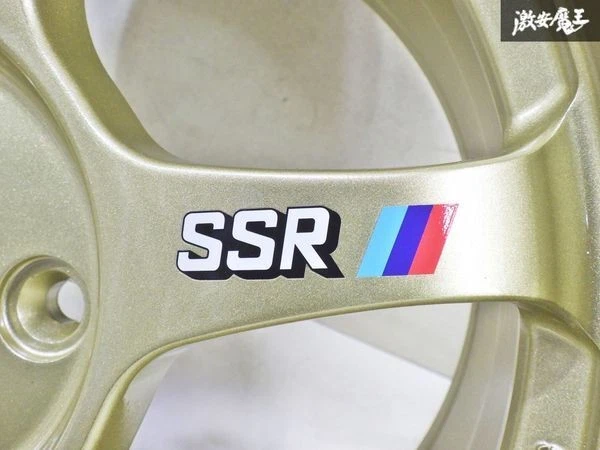 JDM 1Pcs SSR typeC 167J +42 PCD100 4-hole wheel gold metallic series 2 No Tires - Image 3