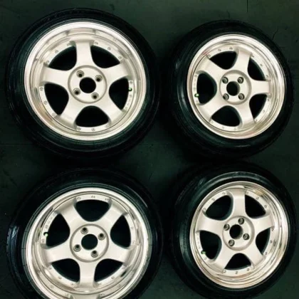 JDM Tire and wheel 4-book set 16 inch No Tires