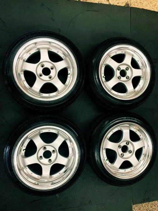 JDM Tire and wheel 4-book set 16 inch No Tires