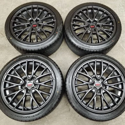 JDM New Car Subaru WRX STI OEM Wheels and Tires: 4Book DUNLOP SPORT MA No Tires
