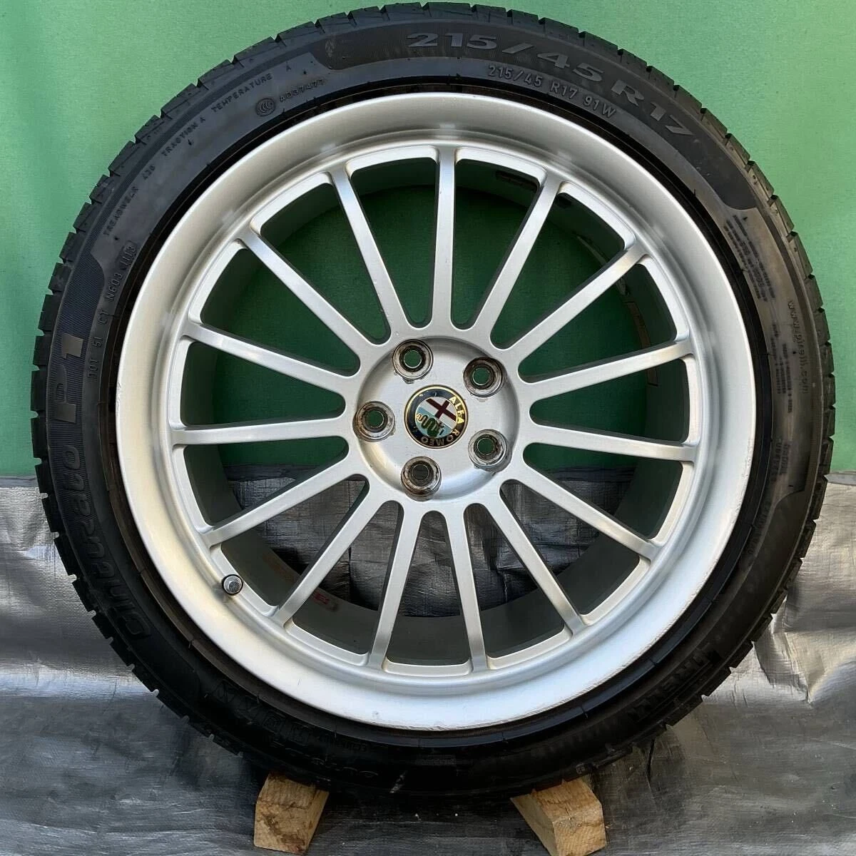 JDM Custom-ordered Alfa Romeo 156 V6 wheels 17x7.5J ET35 PCD5x98 made No Tires - Image 5