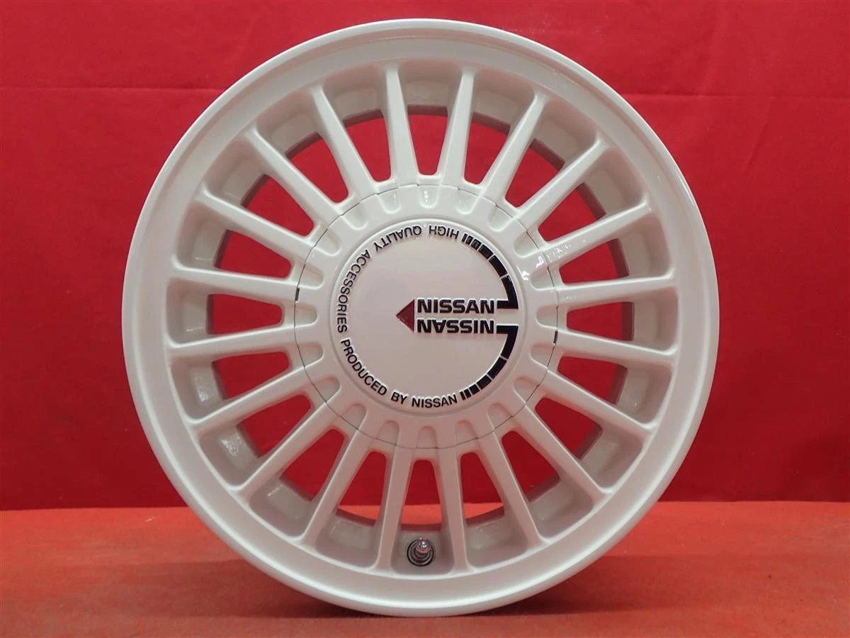 JDM Genuine Nissan Finned Wheels 4Book 5J-13 PCD114.3 4-Hole +45 Hub 6 No Tires - Image 5