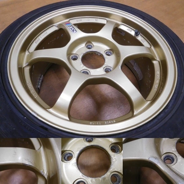 JDM 14-211 lightweight SSR type C TYPE-C 16in 8J +45 7J +42 EK Civic I No Tires - Image 8