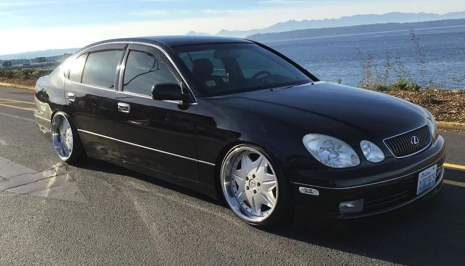 JDM Discontinued deep rims WORK LS207 9J +45 114.3-5H crown for Mark X No Tires - Image 9