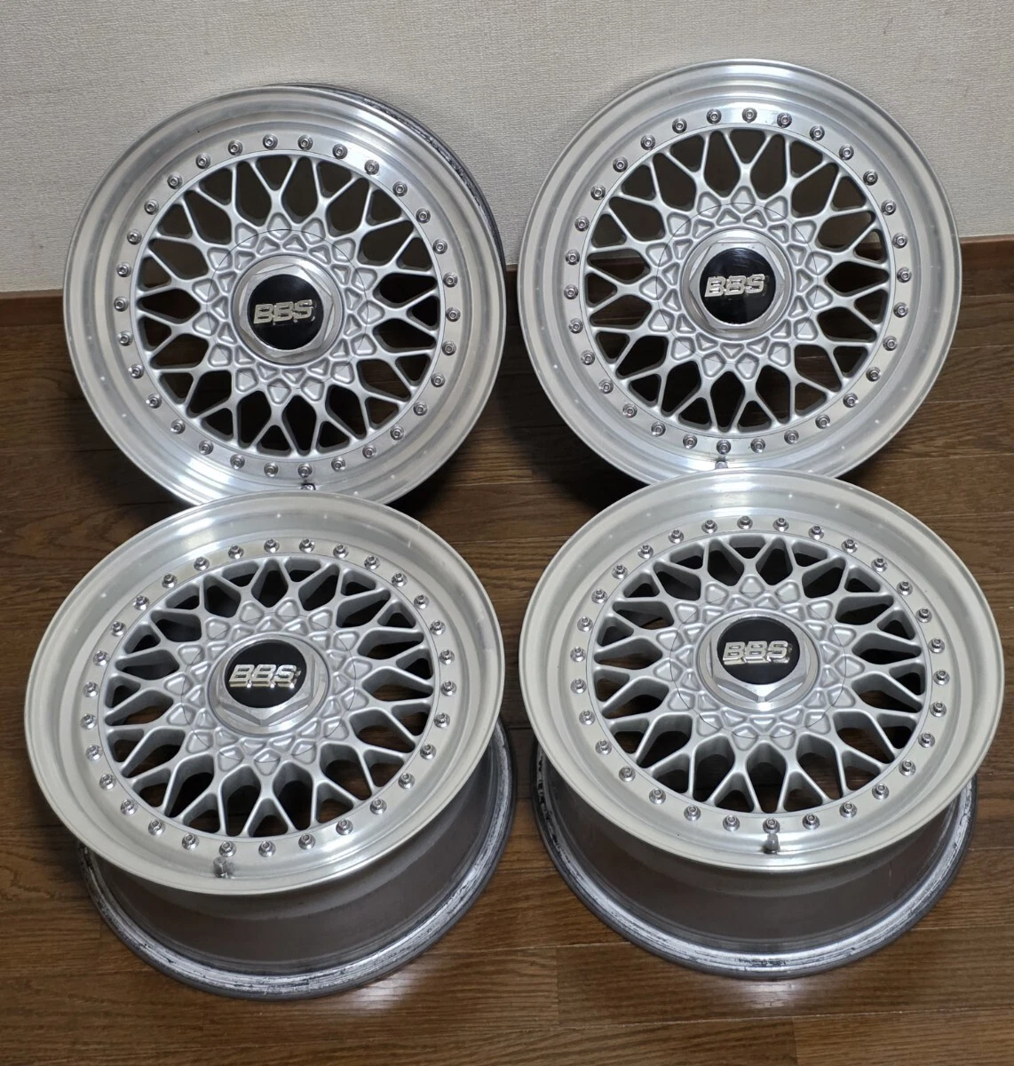JDM BBS RS RS213 4Wheels 15x7+41 5x114.3 Hub60
