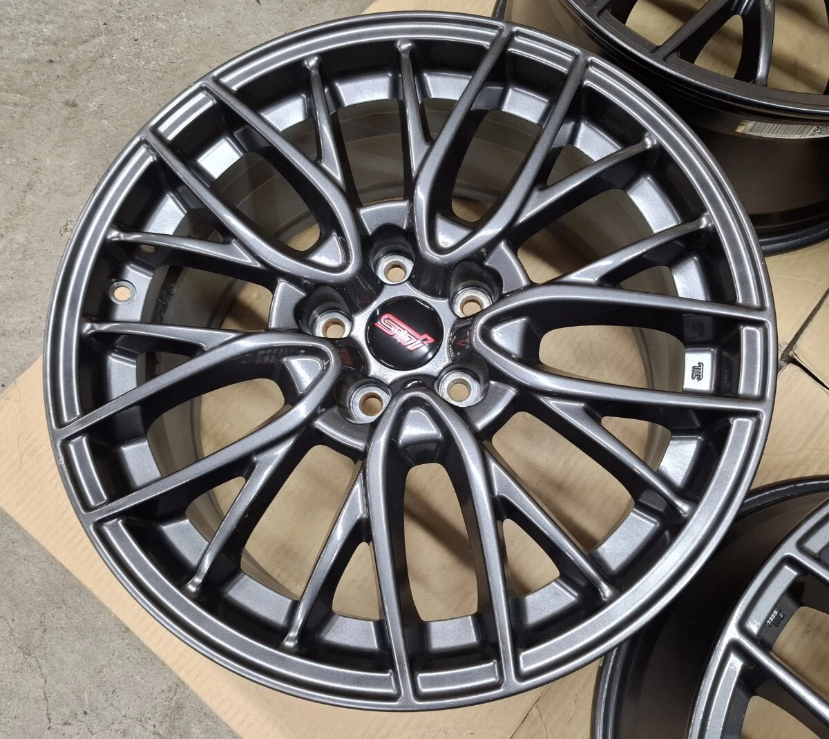 JDM Subaru WRX STI genuine 188.5J wheels 4-wheel set compatible with L No Tires - Image 9