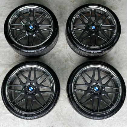 JDM WORK GNOSIS 4-Piece Set with 19" Tires for BMW PCD120 / Custom Ins No Tires