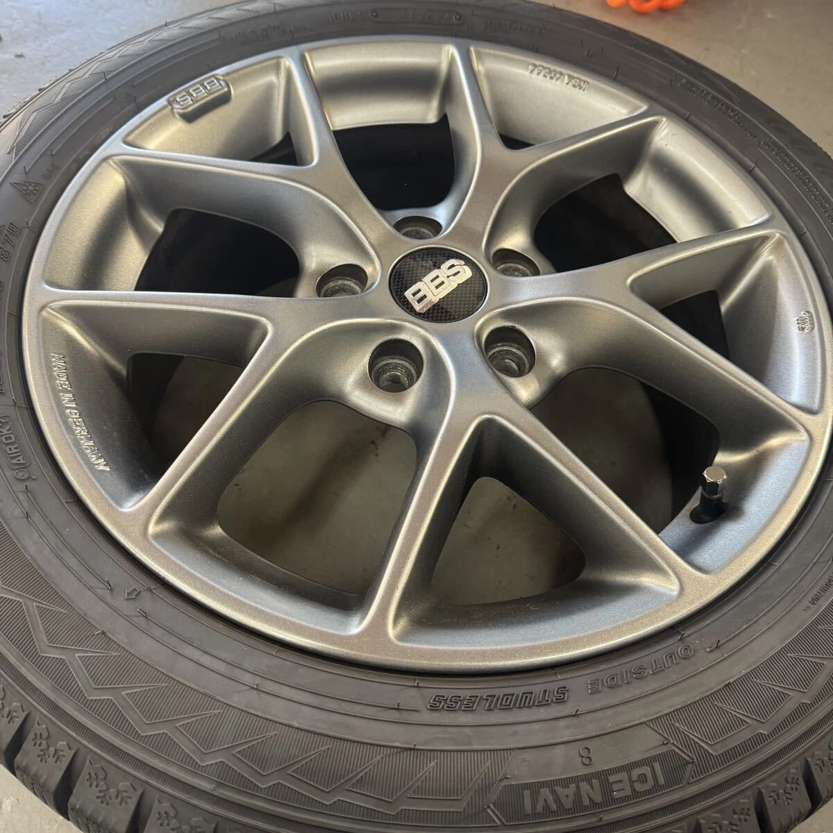 JDM Mini F56 BBS SR 167j +48 PCD112 Goodyear IceNavi 8 195/55R16 2024 No Tires - Image 3