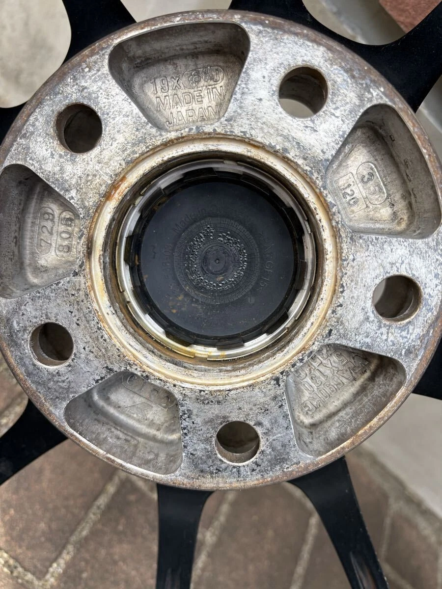 JDM ADVAN Racing RZ-DF 198.5J+35 5-lug PCD120 wheels and tires 4-book No Tires - Image 5