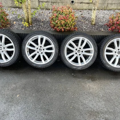 JDM BMW-specific MAK-FAHR 18-inch wheels with PIRELLI high-performance No Tires