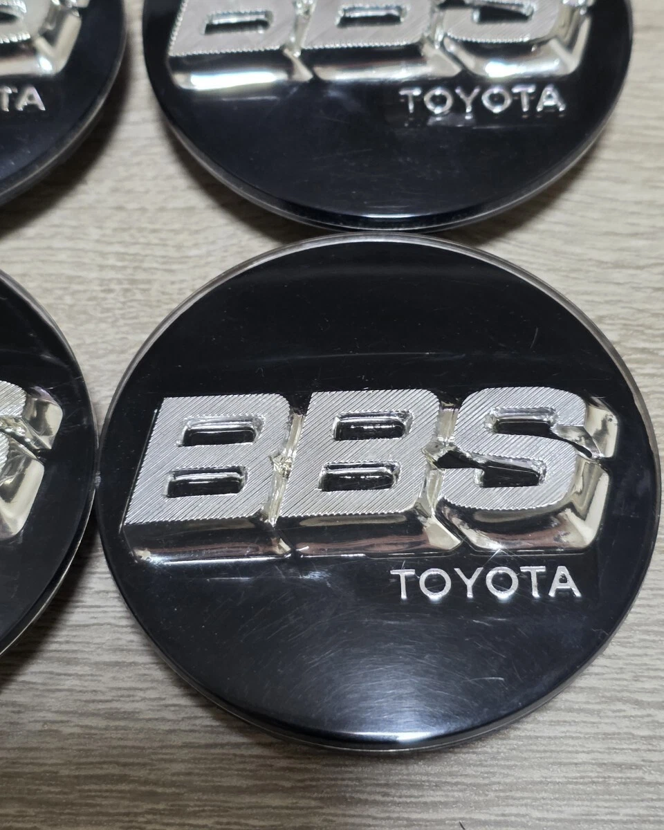 JDM Rare Toyota Genuine BBS Center Caps 70mm for RF LM RG-F RE-L RE-L2 No Tires - Image 2