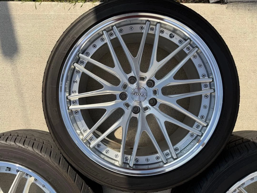 JDM TWS Exlete 20 Aluminum Wheels No Tires - Image 3