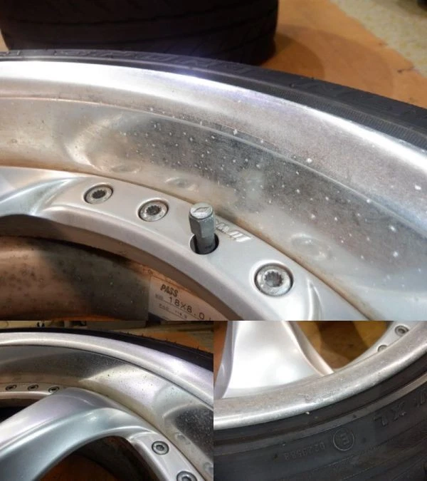 JDM WORK VS-KF 4wheels no tire 8J+38 9+45 5x114.3 - Image 8