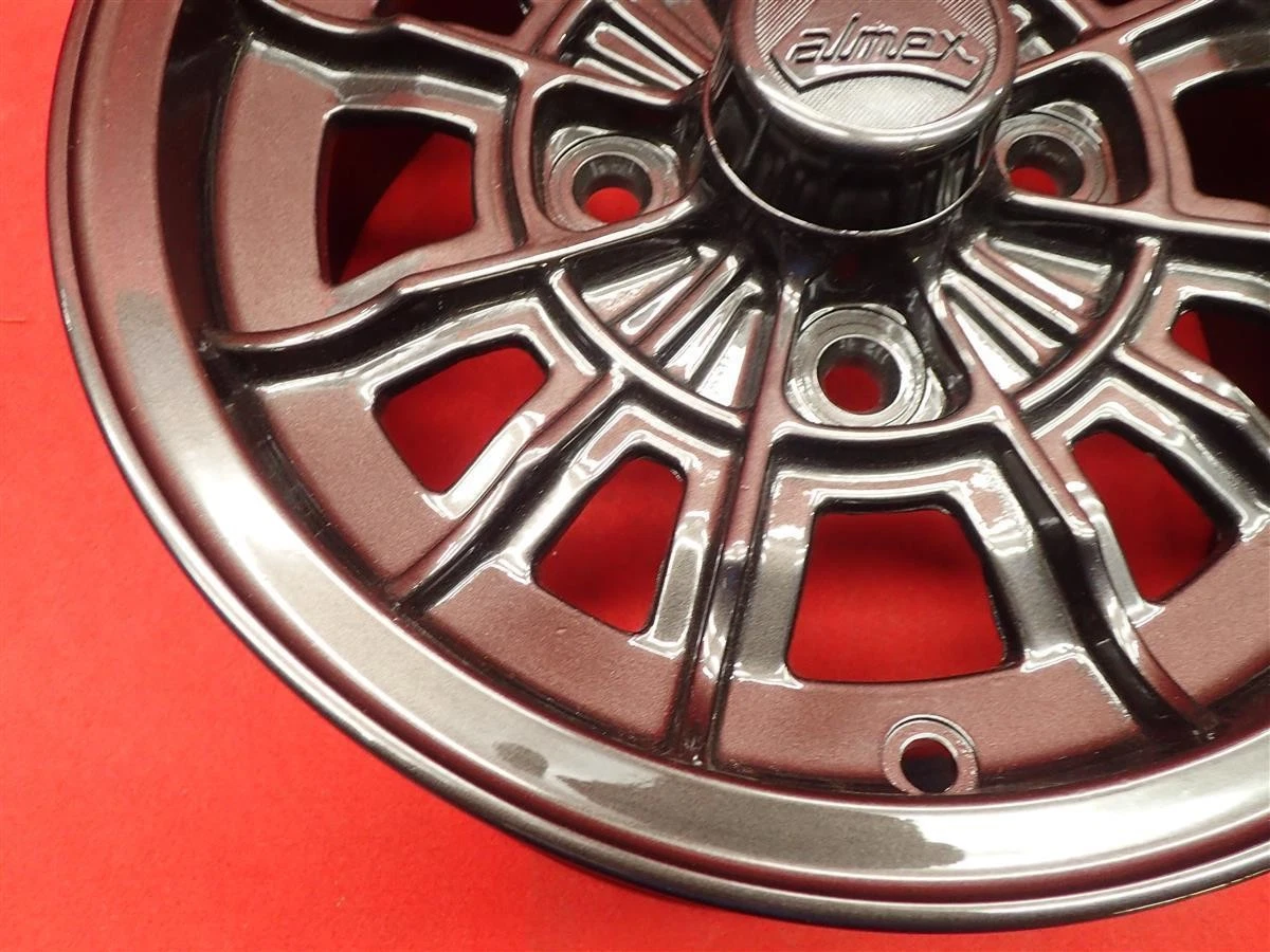 JDM Almex YSC 4Book 5.5J-13 PCD114.3 4-hole +27 hub 68 bluebar 510 whe No Tires - Image 7