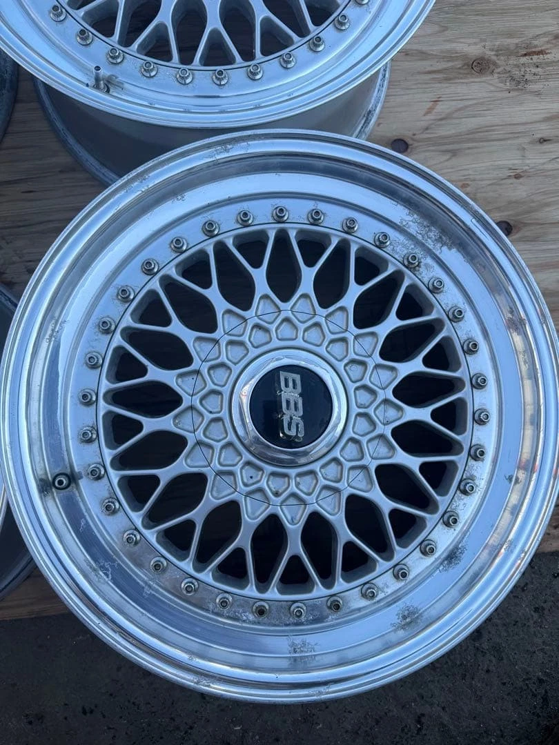 JDM BBS RS 178J +48 5-hole 4-book set No Tires - Image 3