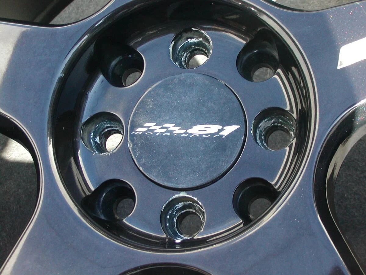 JDM The original 1881 Motor Sport 7.5J +42 wheels for the bB Civic Roa No Tires - Image 5