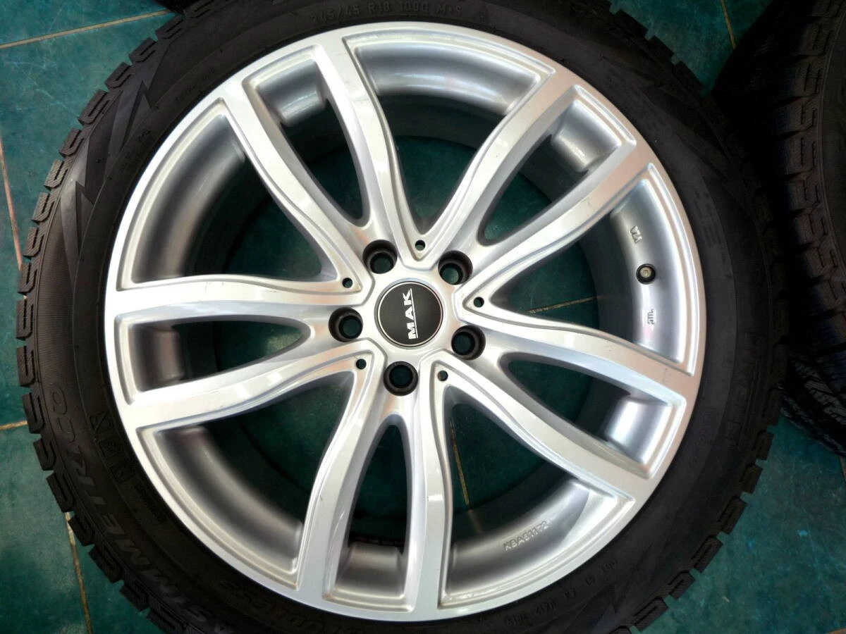 JDM BMW/G30/523d/Pirelli ICE AIMMETRICO245/45R18・MAK FAHR/188J/5H/ET30 No Tires - Image 5