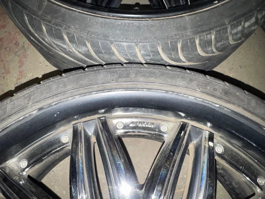 JDM WORK RUSTTERE RT1 19 Wheel Set No Tires - Image 6