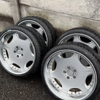 JDM Deep Rim DOALL Argernon OLTEGA 19x9J +8 10J -5 Used 4Book Tire No Tires