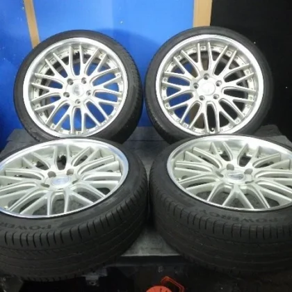 JDM WORK Gnosis GR4 Aluminum Wheels 19mm F 8.5J +35 R 9.5J +45 PCD 120 No Tires