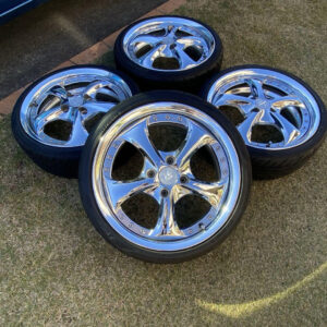 JDM WORK VS-KF 16×5.5J +45 4×100 4-Wheel Set (No Tires)