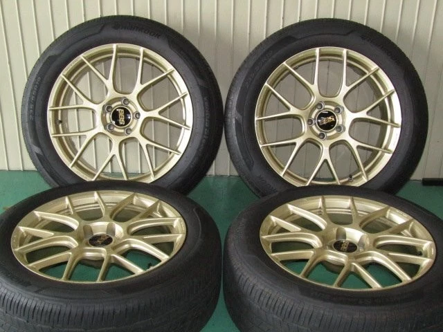 JDM BBS RE-V7 Forged Gold Wheels No Scratches for X-Trail Harrier NX C No Tires