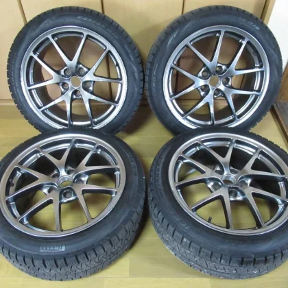 JDM Subaru WRX STI VAB genuine BBS forging wheels 8.5J-18 offset +55 p No Tires