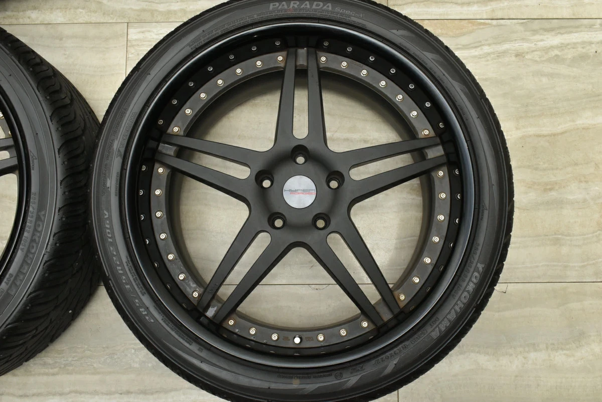 JDM Used HYPER FORGED 4-Book Set 2210.0J x 22 +51 PCD 130 285/35R22 10 No Tires - Image 4
