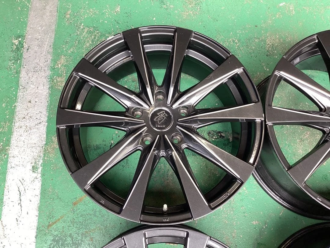 JDM BRAVE 22-inch 9.5Jet50 PCD150 5-lug wheels for Land Cruiser LX570 No Tires - Image 2