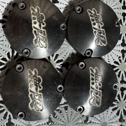 JDM Limited Edition Metal Wheel Caps with Logo 4 Individual Set No Tires