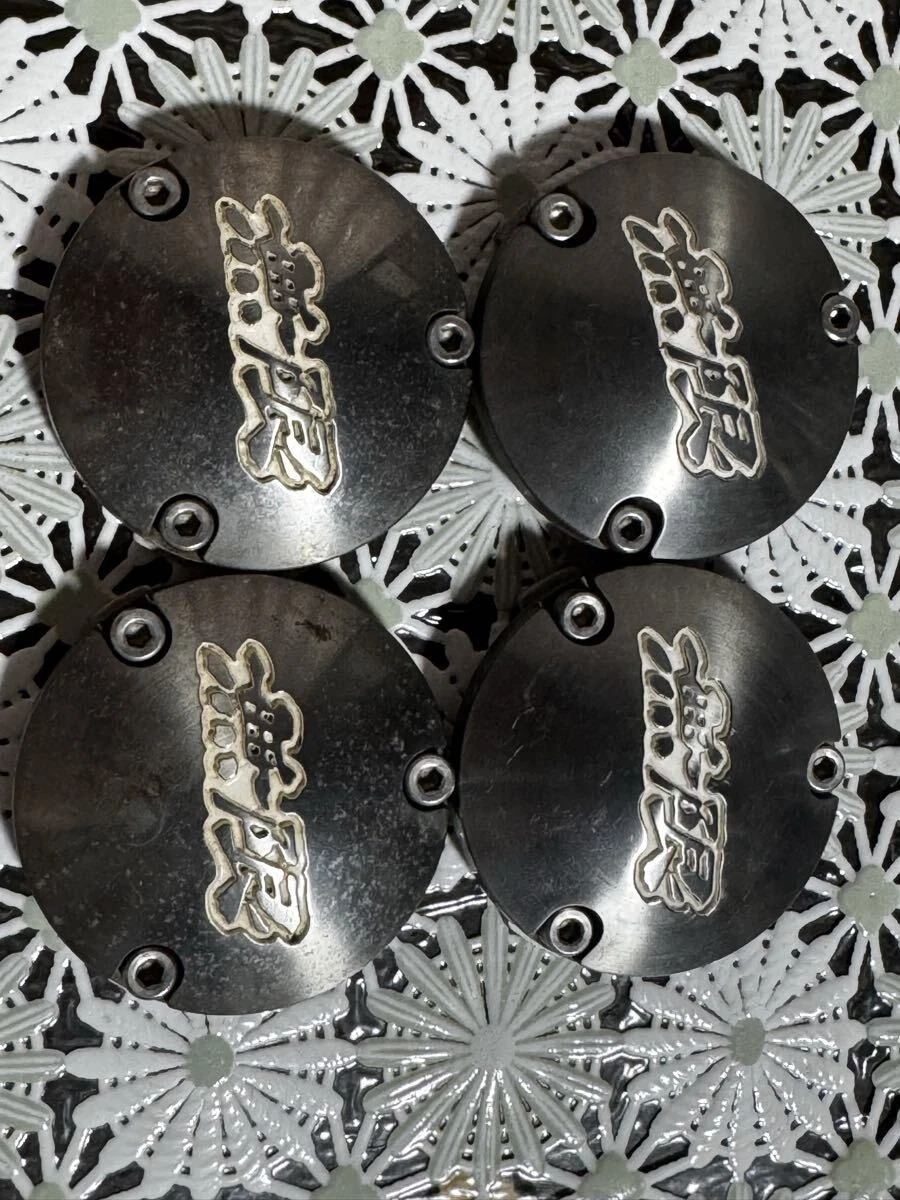 JDM Limited Edition Metal Wheel Caps with Logo 4 Individual Set No Tires