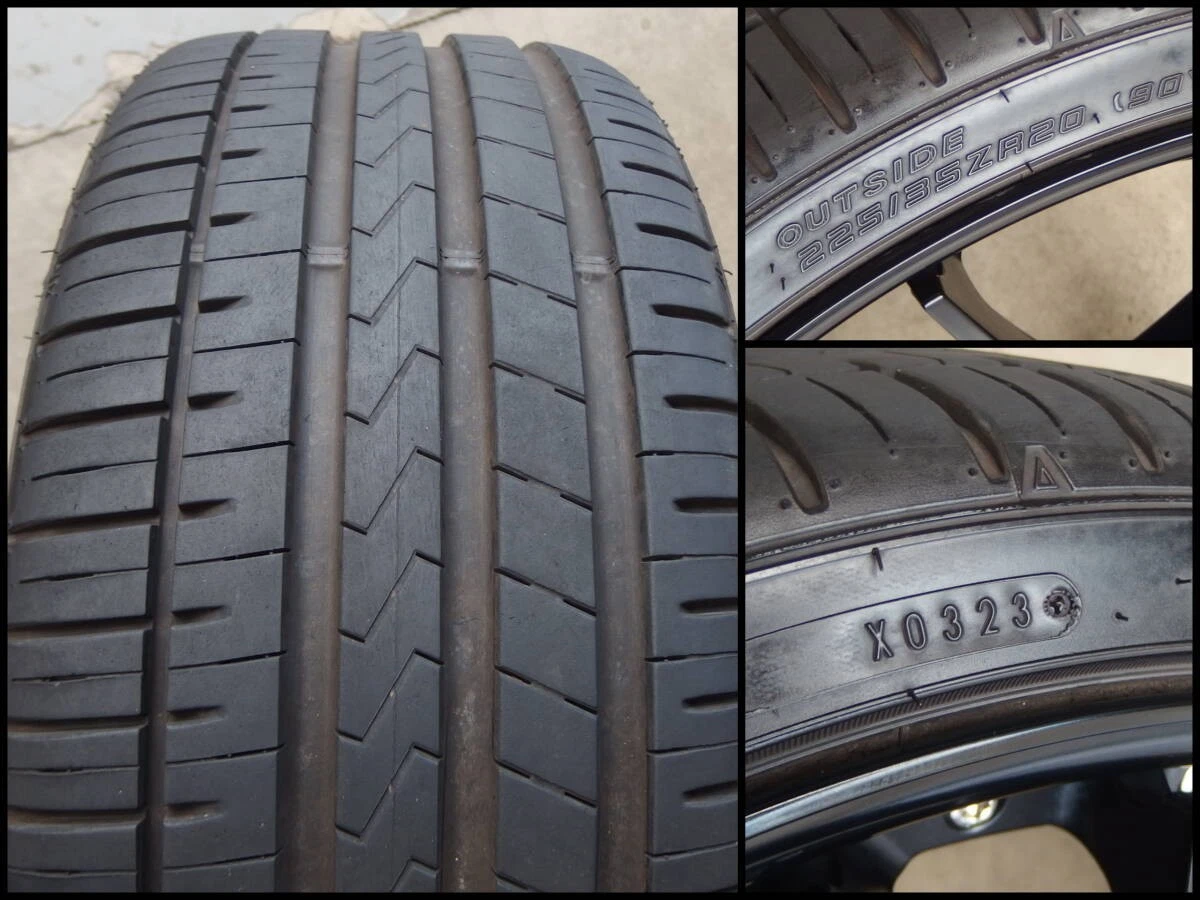 JDM WORK GNOSIS CVX 8.5Jx20+32/9.5Jx20+36 112-5H tires + FALKEN AZENIS No Tires - Image 7