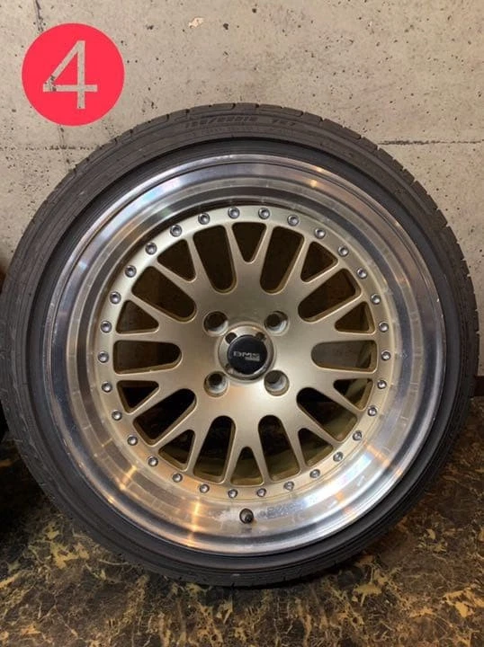 JDM BMS stepped rim deep rim 158J almost with tire No Tires - Image 5