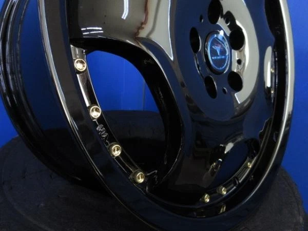 JDM Crown Harrier/Alphard 4-Book Set Display Item WEDS Dish Aluminum W No Tires - Image 5